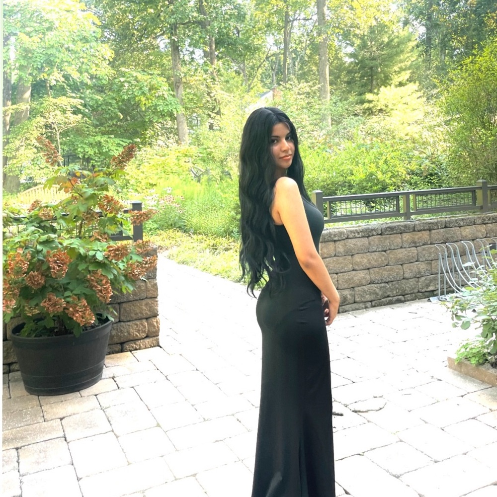 Black Bodycon Maxi Dress